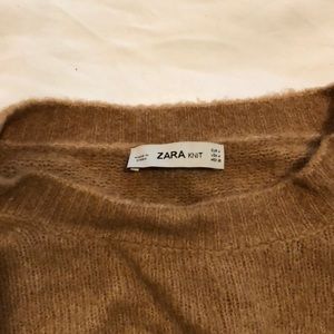 Zara Basics Camel Sweater